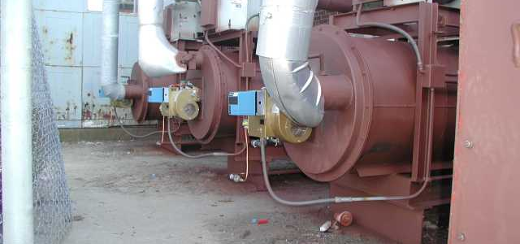 Multiple Thermal Oxidizer Installation